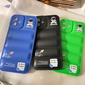 SHEIN Astronaut Phone Case - Blue, Black, Green